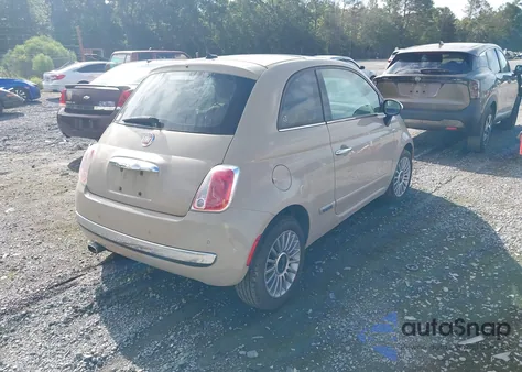 2012 Fiat 500 Lounge from USA, damaged, VIN 3C3CFFCR6CT122883
